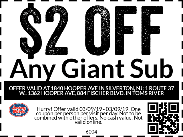 $2 Off Giant The Jersey Shore - Jersey 