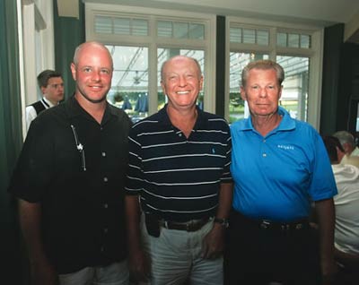 From left: NetJets executives Bob Garrymore, Steve Eiseman and Al Bartone.