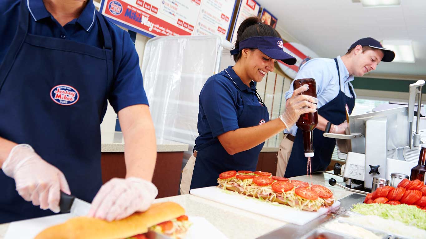 jersey mike franchise cost